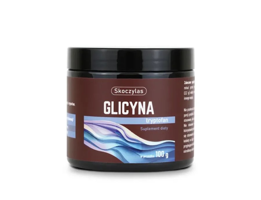 Skoczylas – Glicyna + L-tryptofan, proszek 100 g